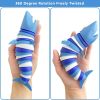 Fidget Slug Toy; 3D Articulated Stretch Shark Stress Reliever Hand Toy; Sensory Fidget Slug Toy For Adults And Kids; Pressure Relieving And Anti-Anxie