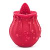 CR-Niannujiao tongue licking sucking vibrator rose red