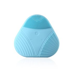 Beauty charging waterproof face wash artifact (Option: Blue A)