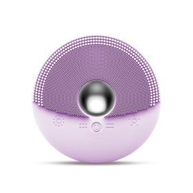The Silicone Face Wash Can Be Heated (Color: purple)