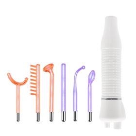 High Frequency Electrotherapy Beauty Instrument (Option: White-EU)